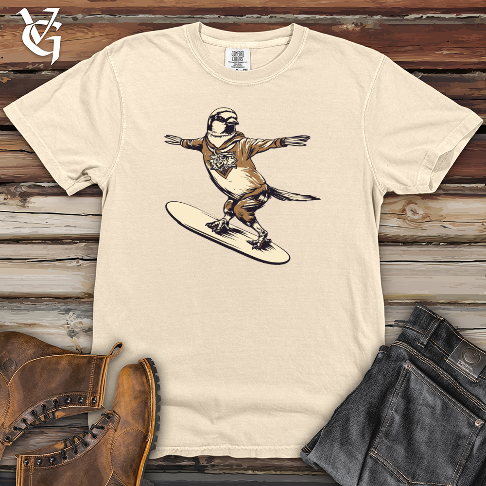 Viking Goods Sparrow Skateboard Groove Heavy Cotton Comfort Colors Tee Ivory / L