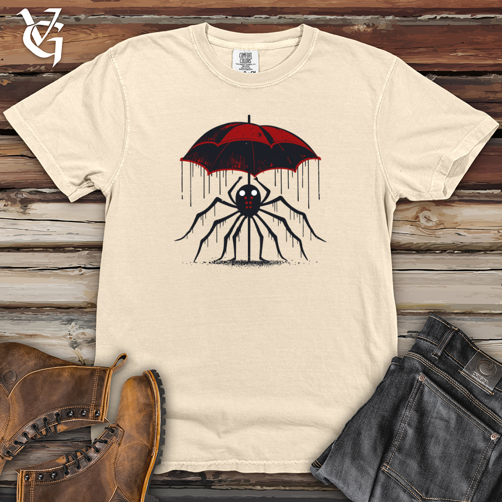 Viking Goods Spider Rain Refuge Heavy Cotton Comfort Colors Tee Ivory / L
