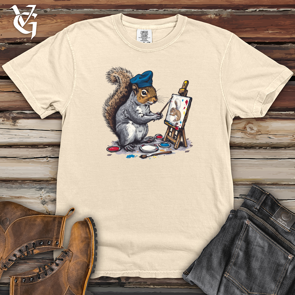 Viking Goods Squirrel Artist Masterpiece Heavy Cotton Comfort Colors Tee Ivory / L