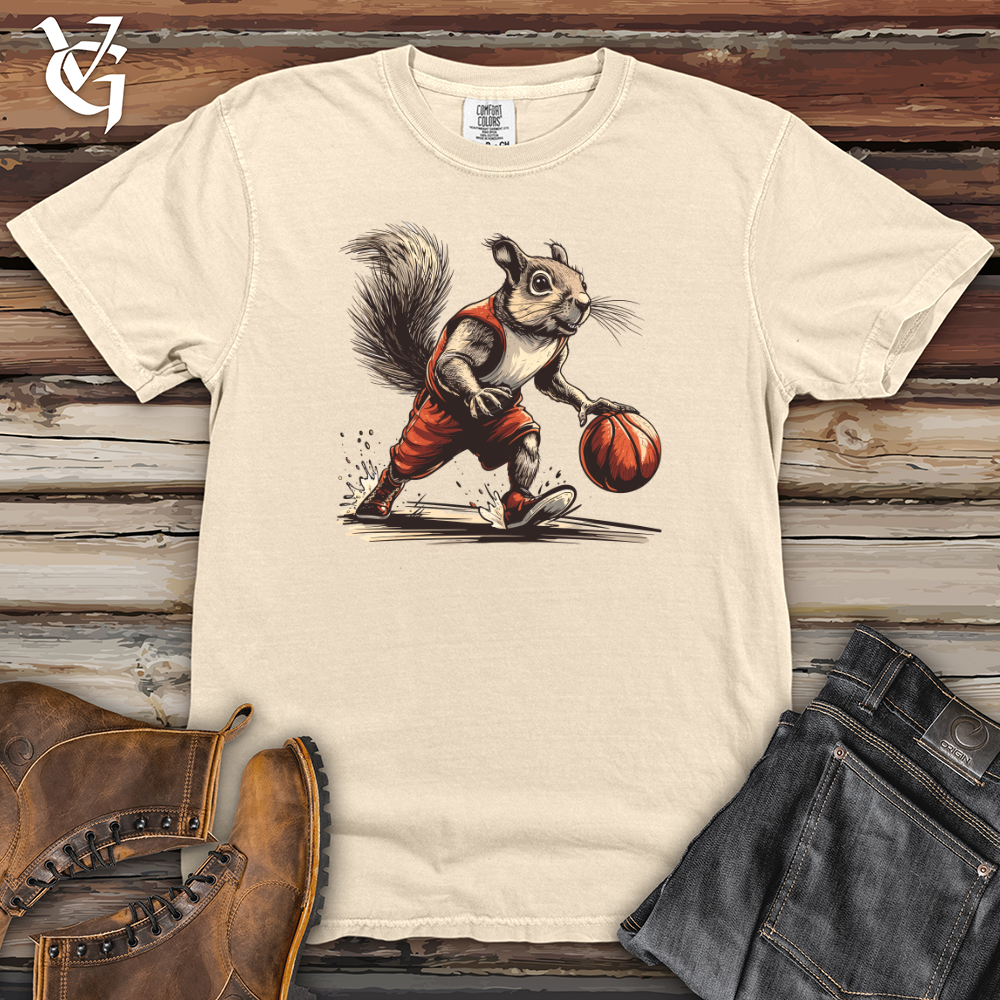Viking Goods Squirrel Basketball Hustle Heavy Cotton Comfort Colors Tee Ivory / L