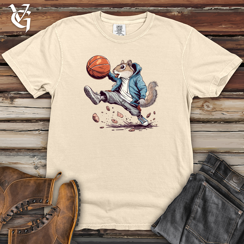 Viking Goods Squirrel Basketball Hustle Heavy Cotton Comfort Colors Tee Ivory / L