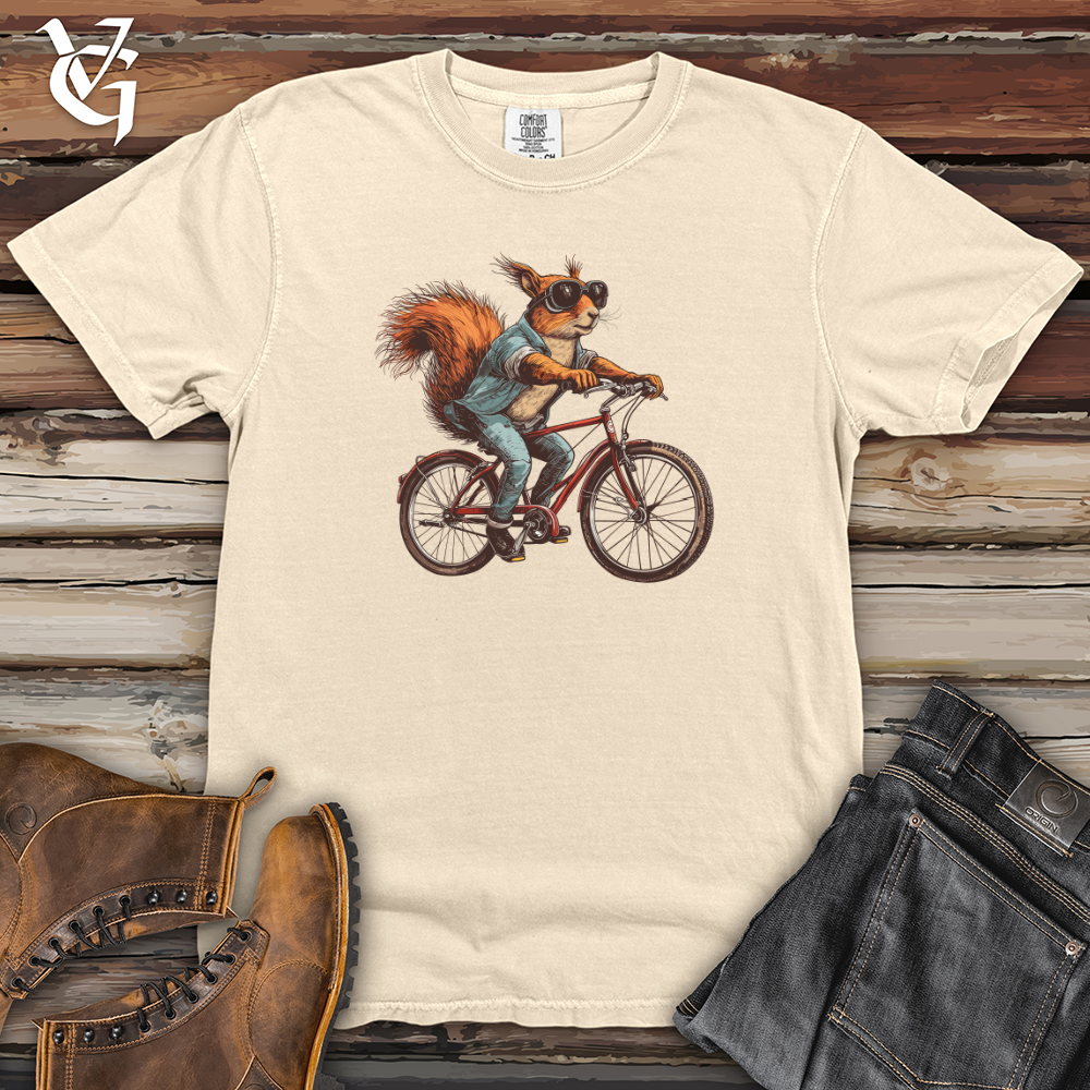 Viking Goods Squirrel Biker Cruise Heavy Cotton Comfort Colors Tee Ivory / L