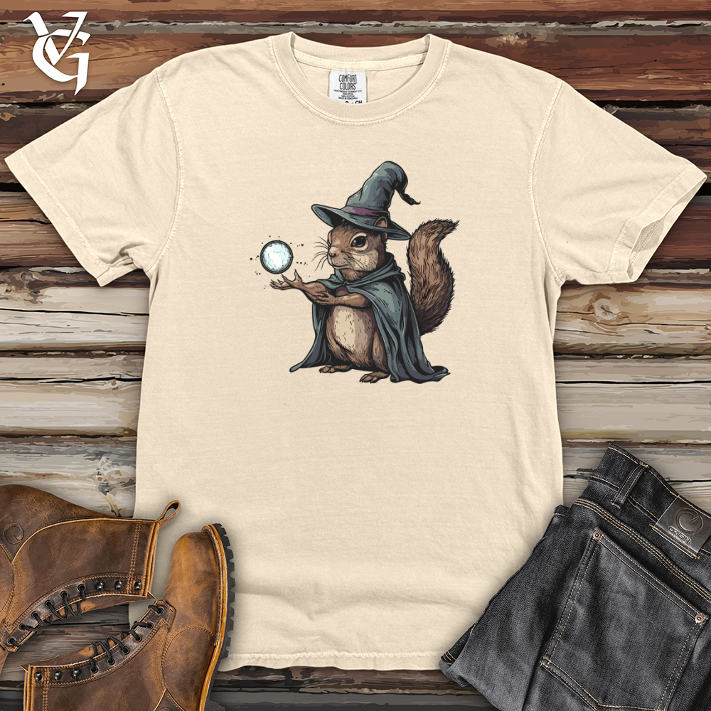 Viking Goods Squirrel Wizard Mystique Heavy Cotton Comfort Colors Tee Ivory / L