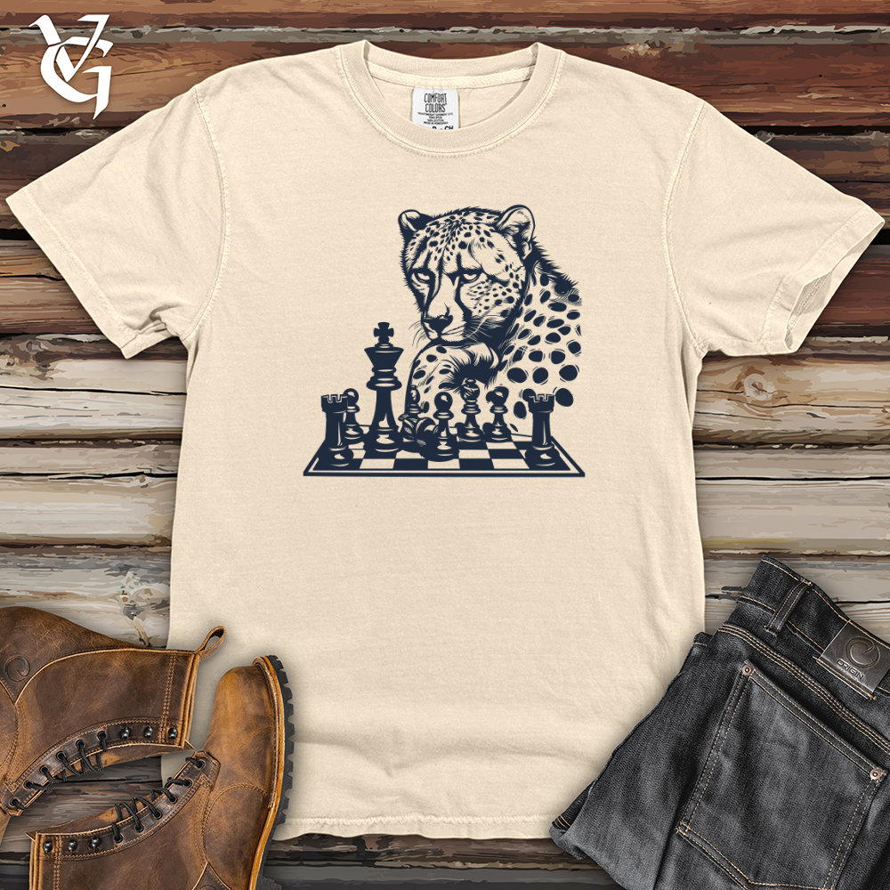 Viking Goods Strategic Leopard Gambit Heavy Cotton Comfort Colors Tee Ivory / L