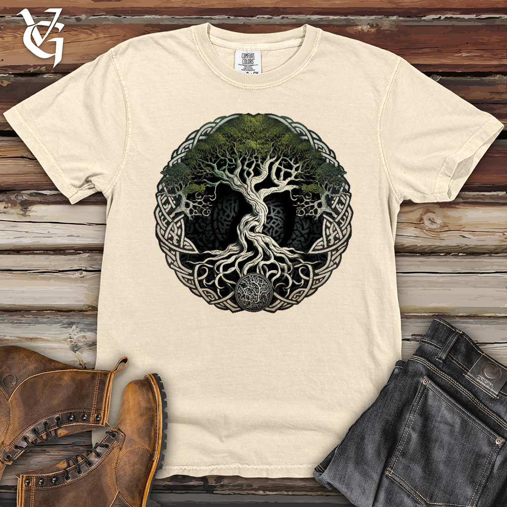 Viking Goods Tree of Life Viking Heavy Cotton Comfort Colors Tee Ivory / L