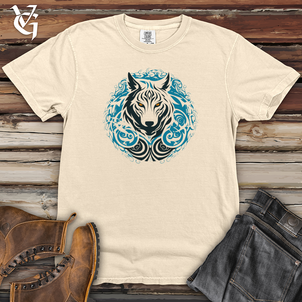 Viking Goods Tribal Wolf Essence Heavy Cotton Comfort Colors Tee Ivory / L