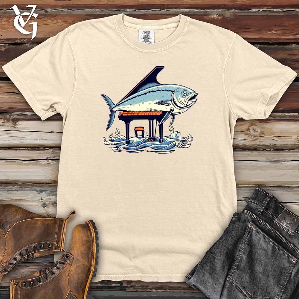 Viking Goods Tuna Piano Heavy Cotton Comfort Colors Tee Ivory / L