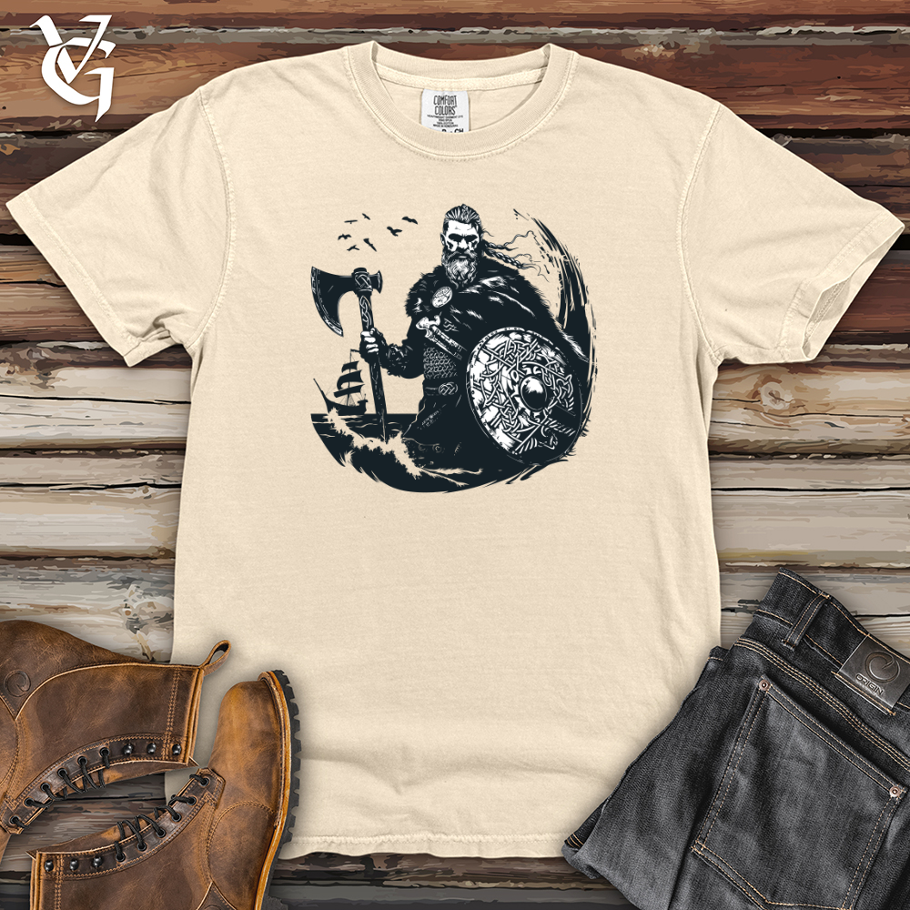 Viking Goods Viking Seafarer's Saga Heavy Cotton Comfort Colors Tee Ivory / L