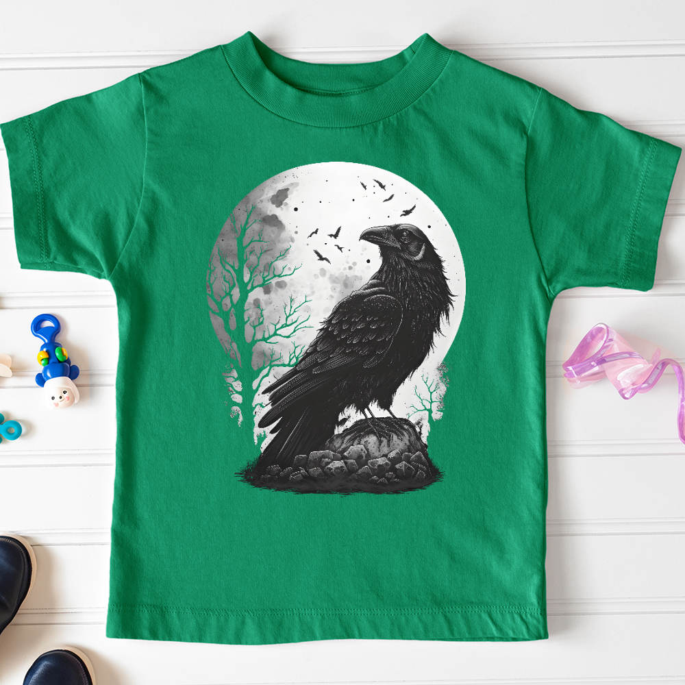 Viking Goods Midnight Raven Perch Toddler Tee Kelly / 2T