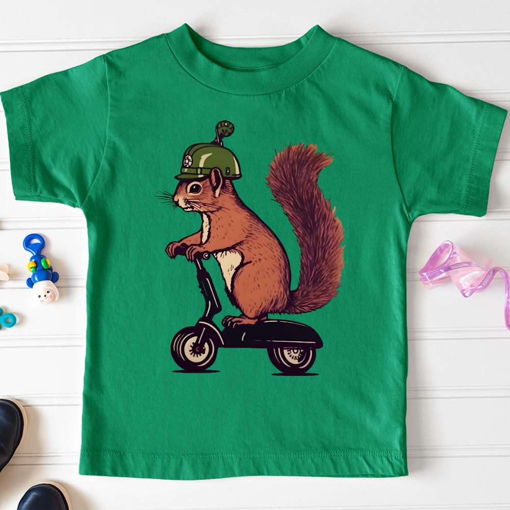 Viking Goods Squirrel Scoot Toddler Tee Kelly / 2T