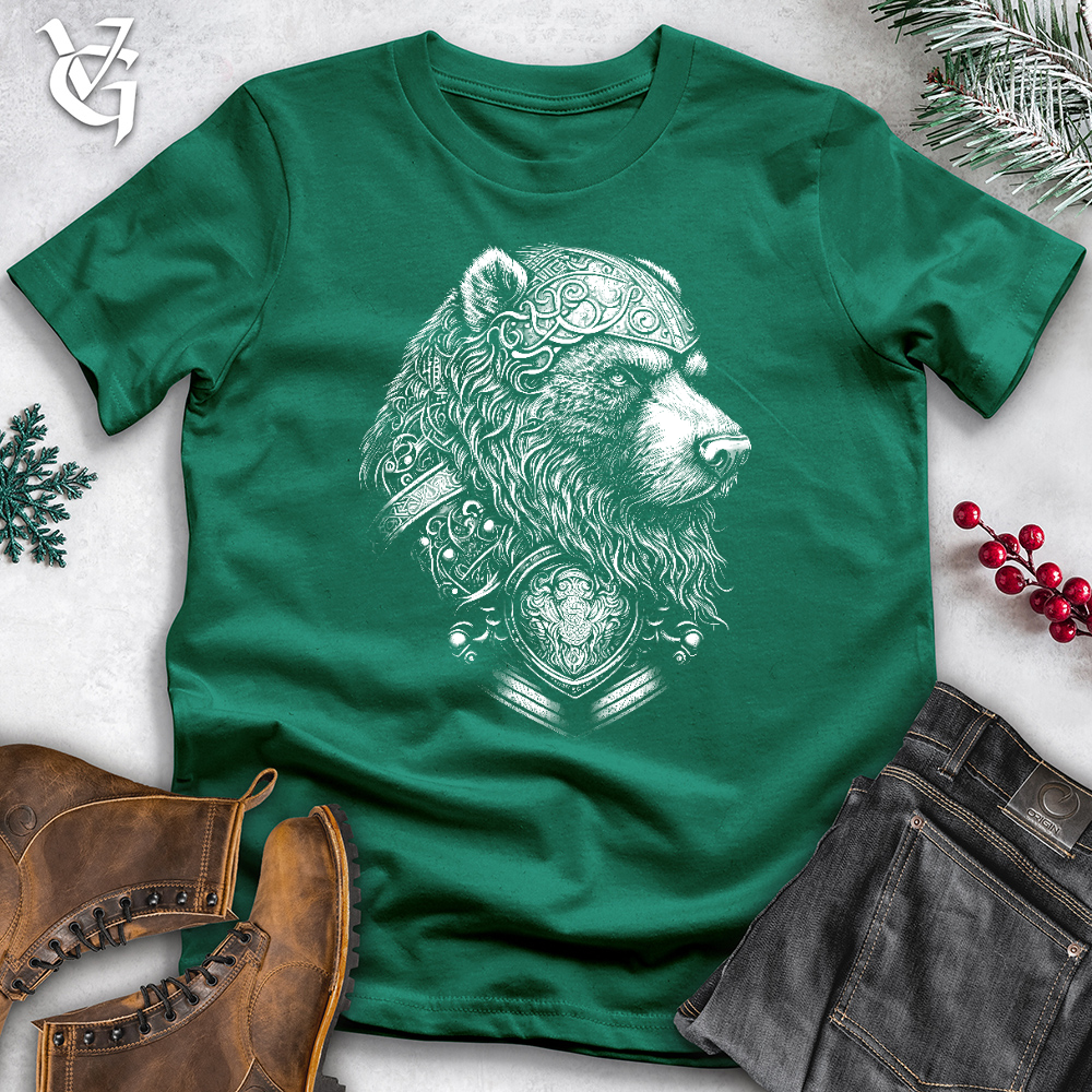 Viking Goods Handsome Celtic Bear Cotton Tee Kelly / L