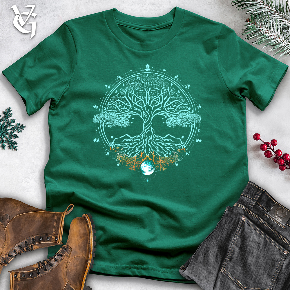 Viking Goods Trinity Tree of Life 01 Cotton Tee Kelly / L