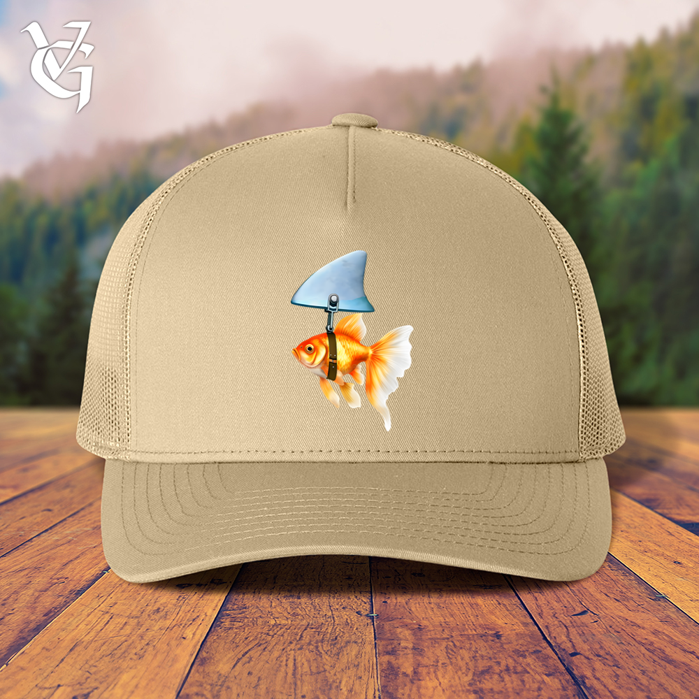 Viking Goods Goldfish Shark Fin Trucker Cap Khaki