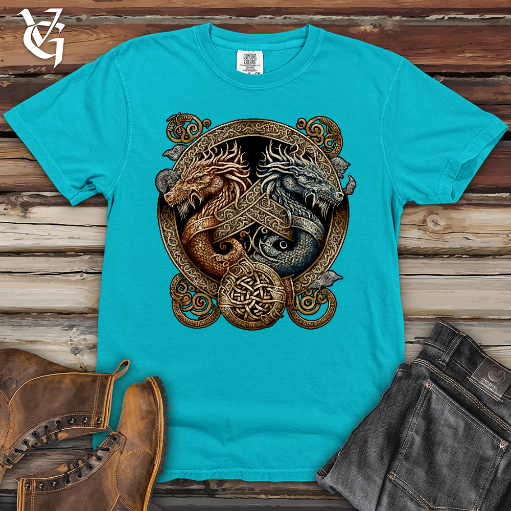 Viking Goods Dragon Dreams Heavy Cotton Comfort Colors Tee Lagoon / L