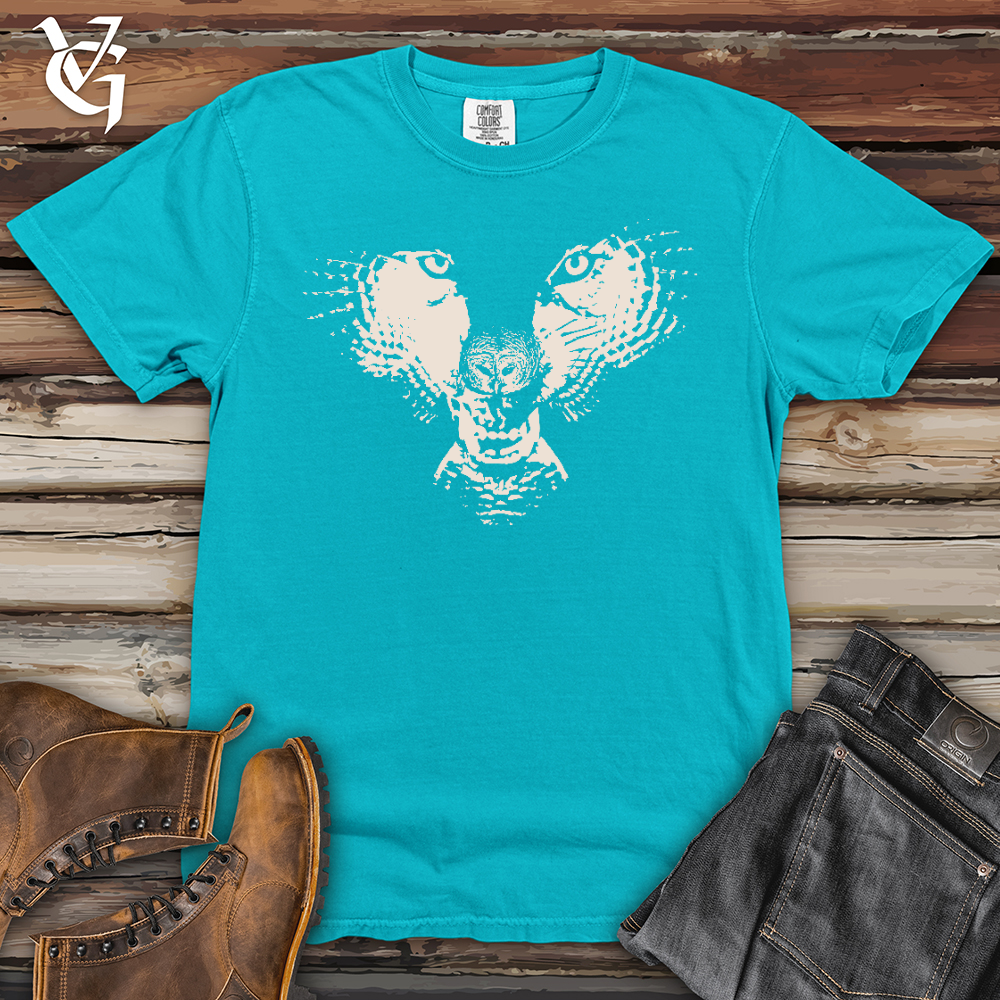 Viking Goods Flying Wolf Heavy Cotton Comfort Colors Tee Lagoon / L