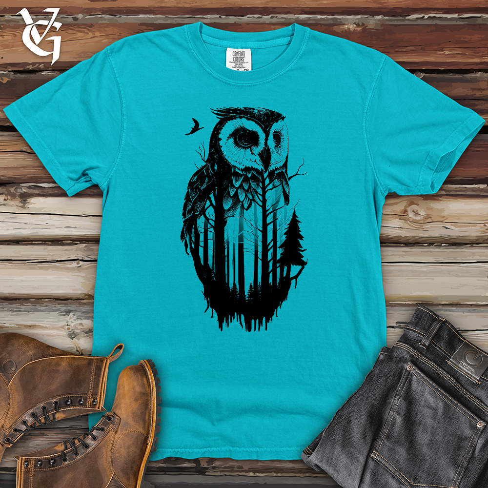 Viking Goods Owl Soul Heavy Cotton Comfort Colors Tee Lagoon / L