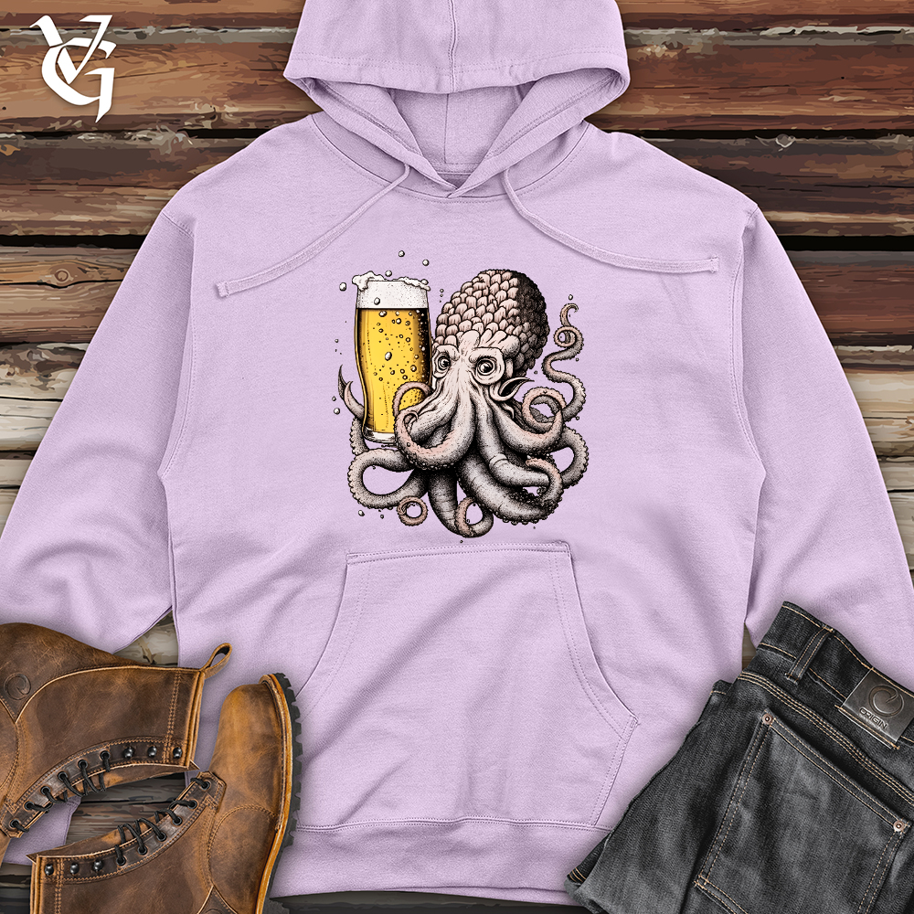 Viking Goods Hoptopus Midweight Hooded Sweatshirt Lavender / L