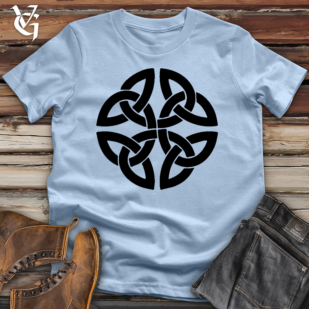 Viking Goods The Celtic Path of Life Cotton Tee Light Blue / L