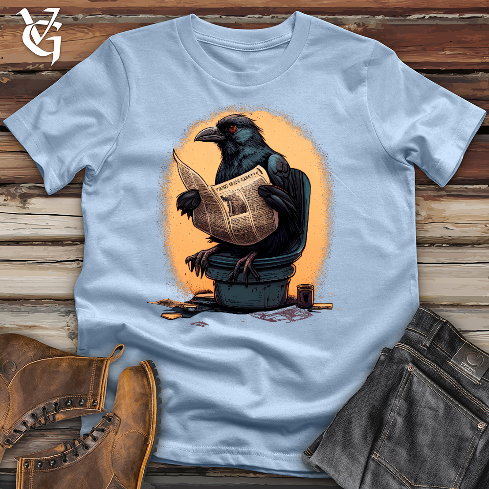 Viking Goods The Raven Rip Cotton Tee Light Blue / L