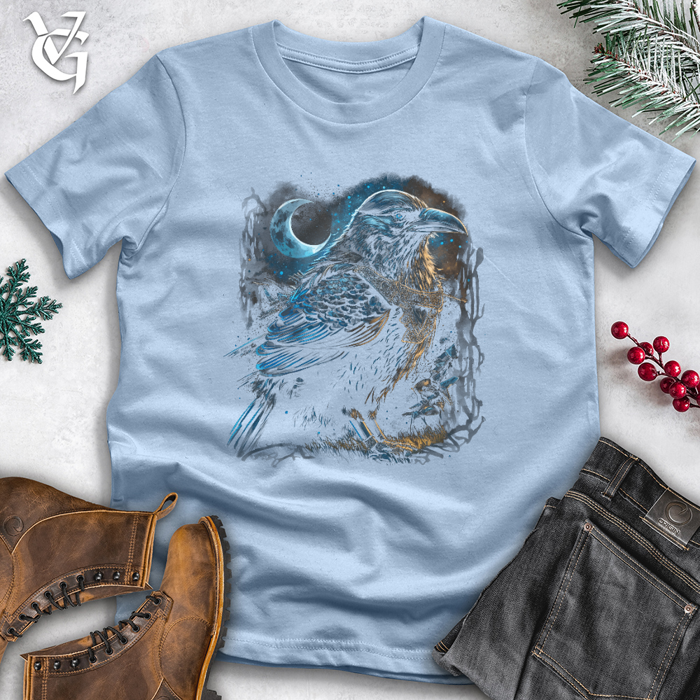 Viking Goods Viking Midnight Raven Cotton Tee Light Blue / L