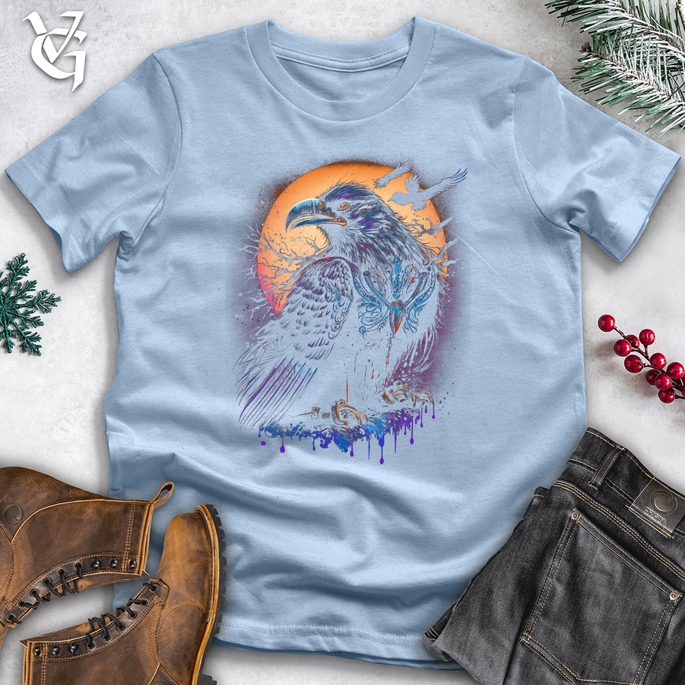 Viking Goods Viking Raven 02 Cotton Tee Light Blue / L