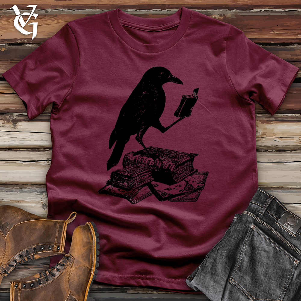 Viking Goods A Little Light Reading Cotton Tee Maroon / L