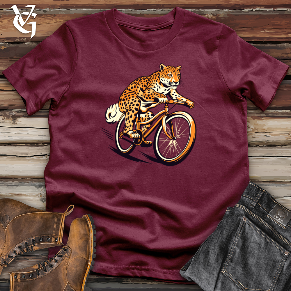 Viking Goods Agile Cheetah Cyclist Softstyle Tee Maroon / L