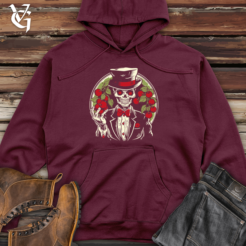 Viking Goods Ambitious Cherry Fortune Midweight Hooded Sweatshirt Maroon / L