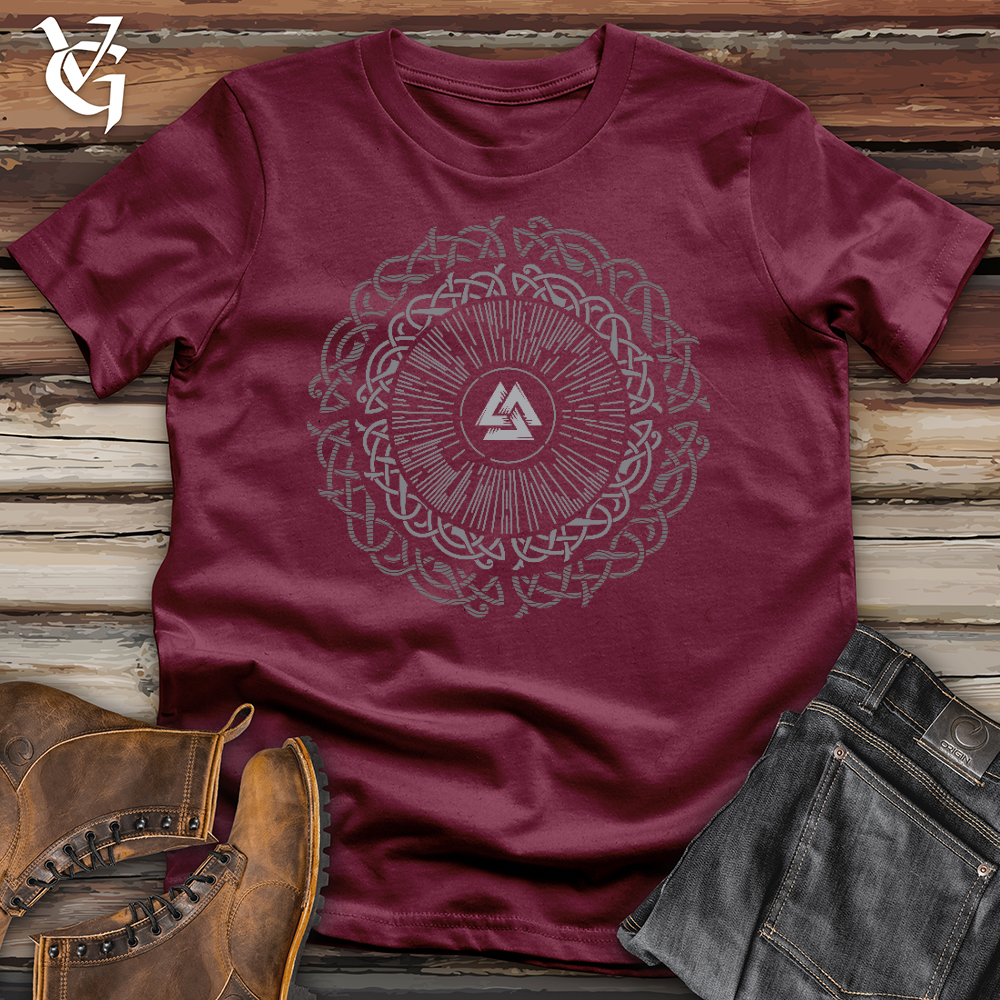 Viking Goods Ancient Round Celtic Softstyle Tee Maroon / L