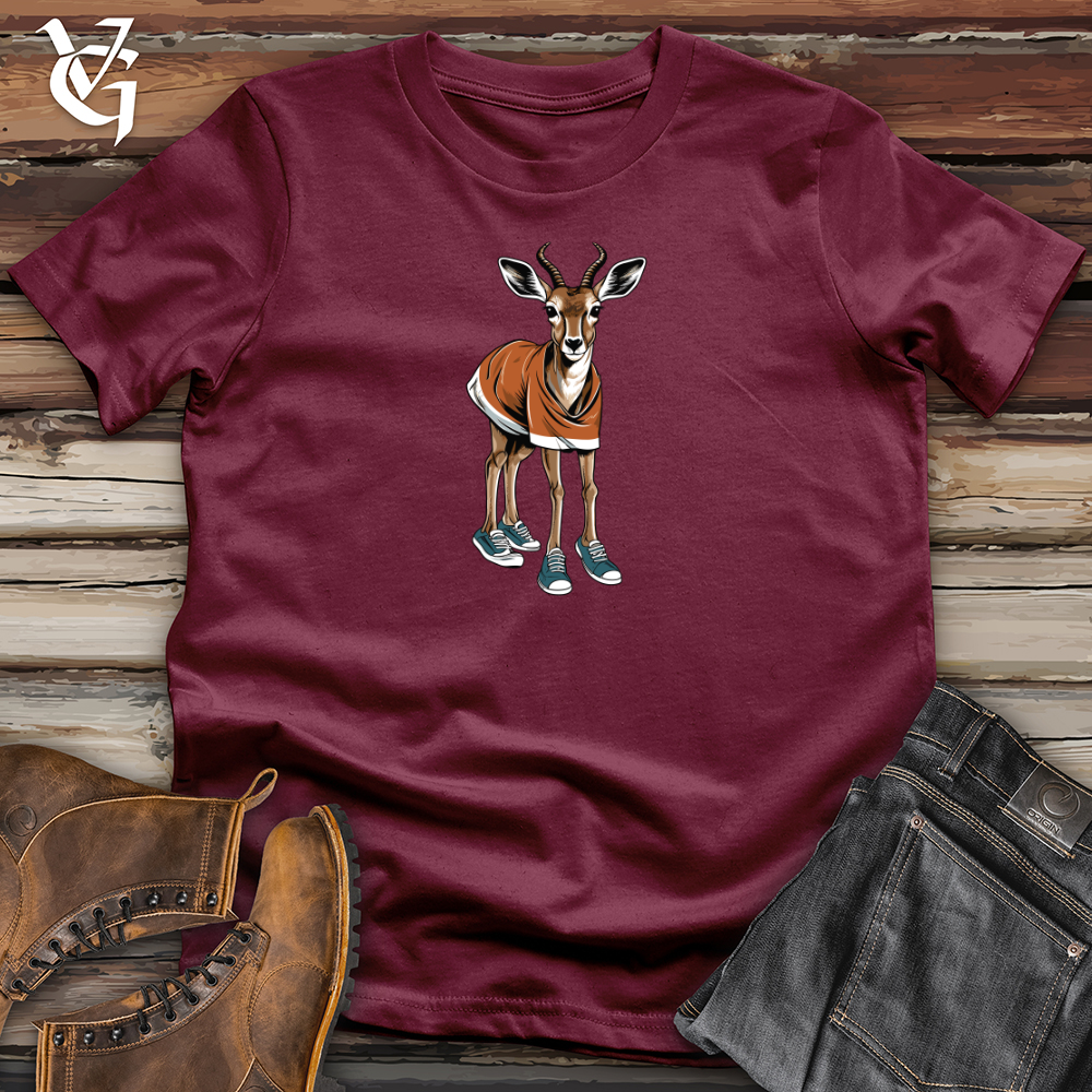 Viking Goods Antelope Runner Softstyle Tee Maroon / L