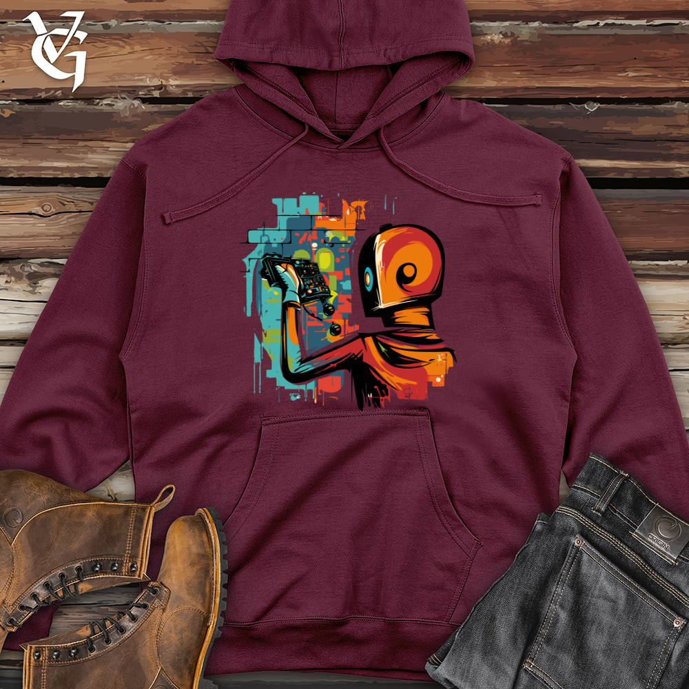 Viking Goods Artistic Automaton Midweight Hooded Sweatshirt Maroon / L