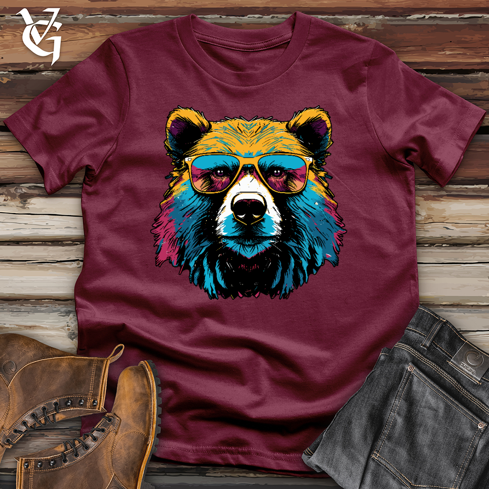 Viking Goods Bear Ballin Softstyle Tee Maroon / L