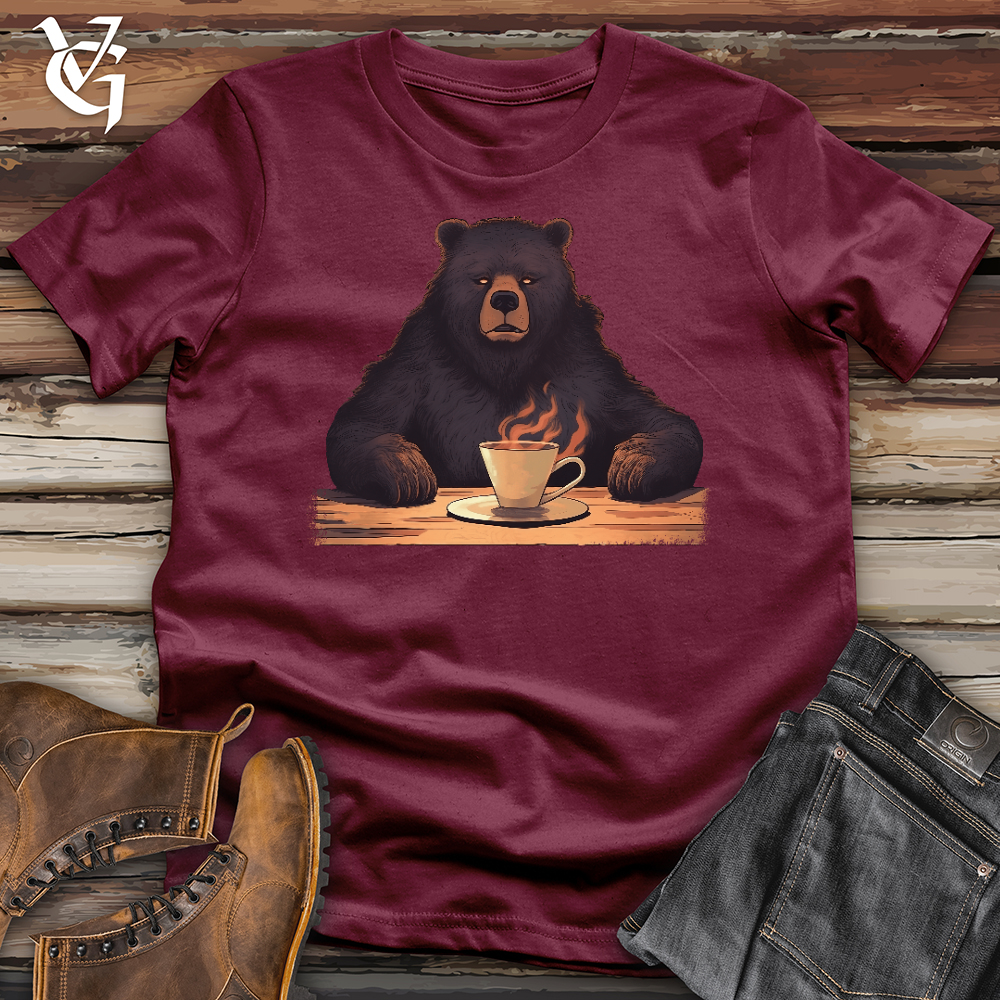 Viking Goods Bear Coffee Cloud Softstyle Tee Maroon / L