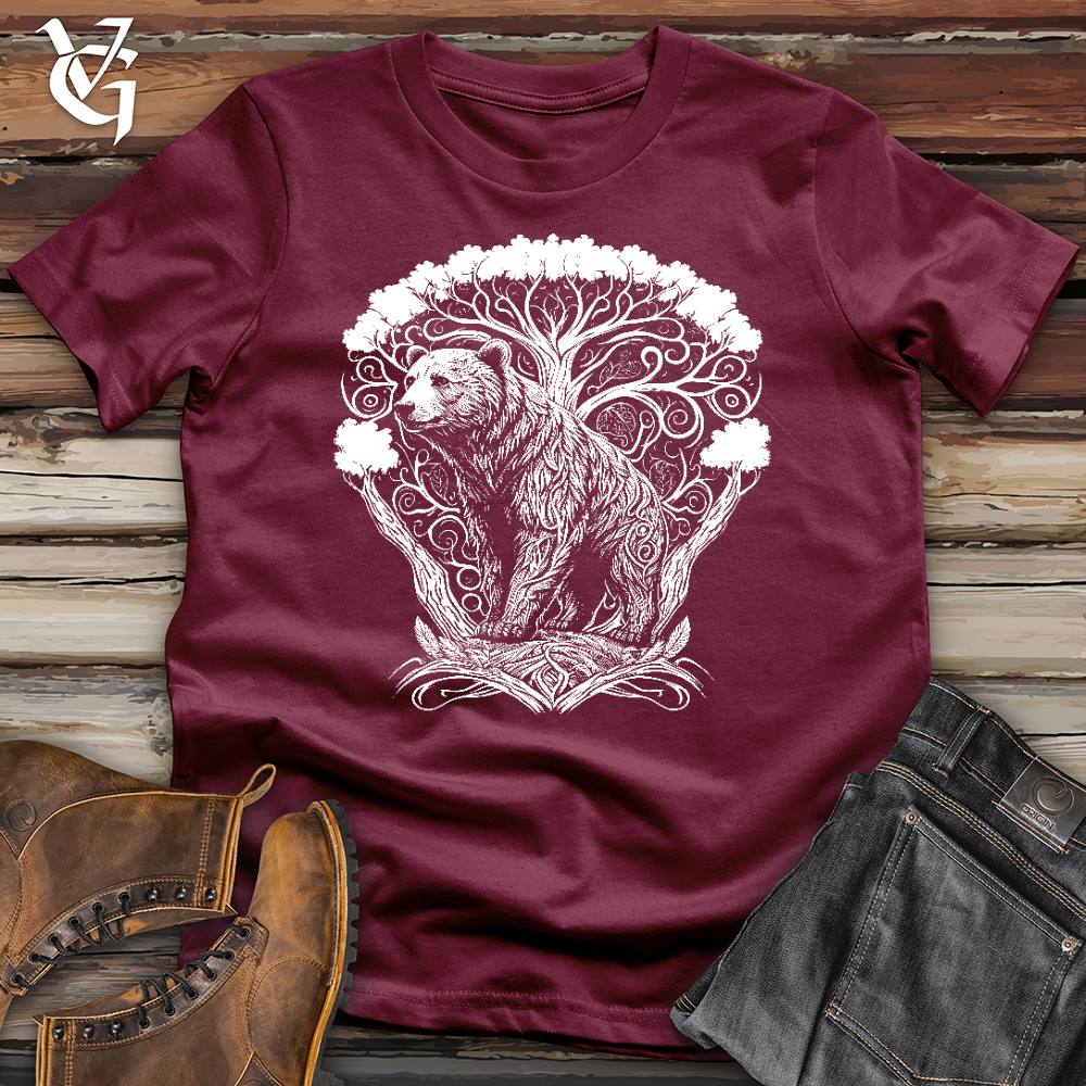Viking Goods Bear of Life Softstyle Tee Maroon / L