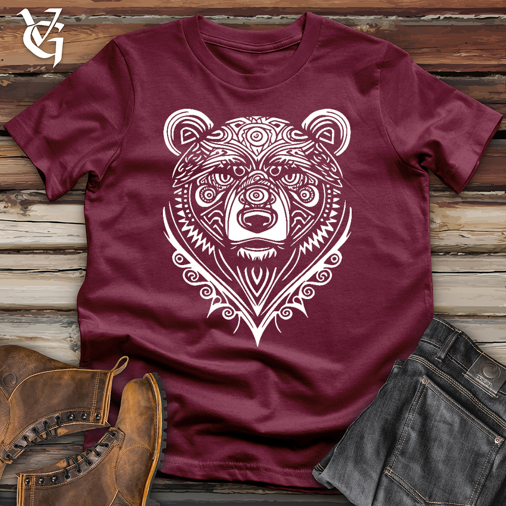 Viking Goods Bear of Solitude Softstyle Tee Maroon / L