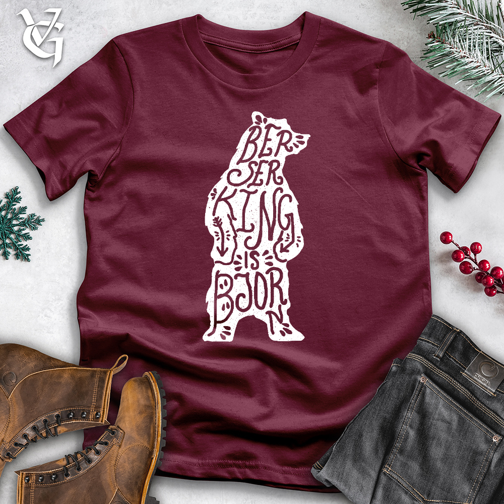 Viking Goods Berserking Bjorn Cotton Tee Maroon / L