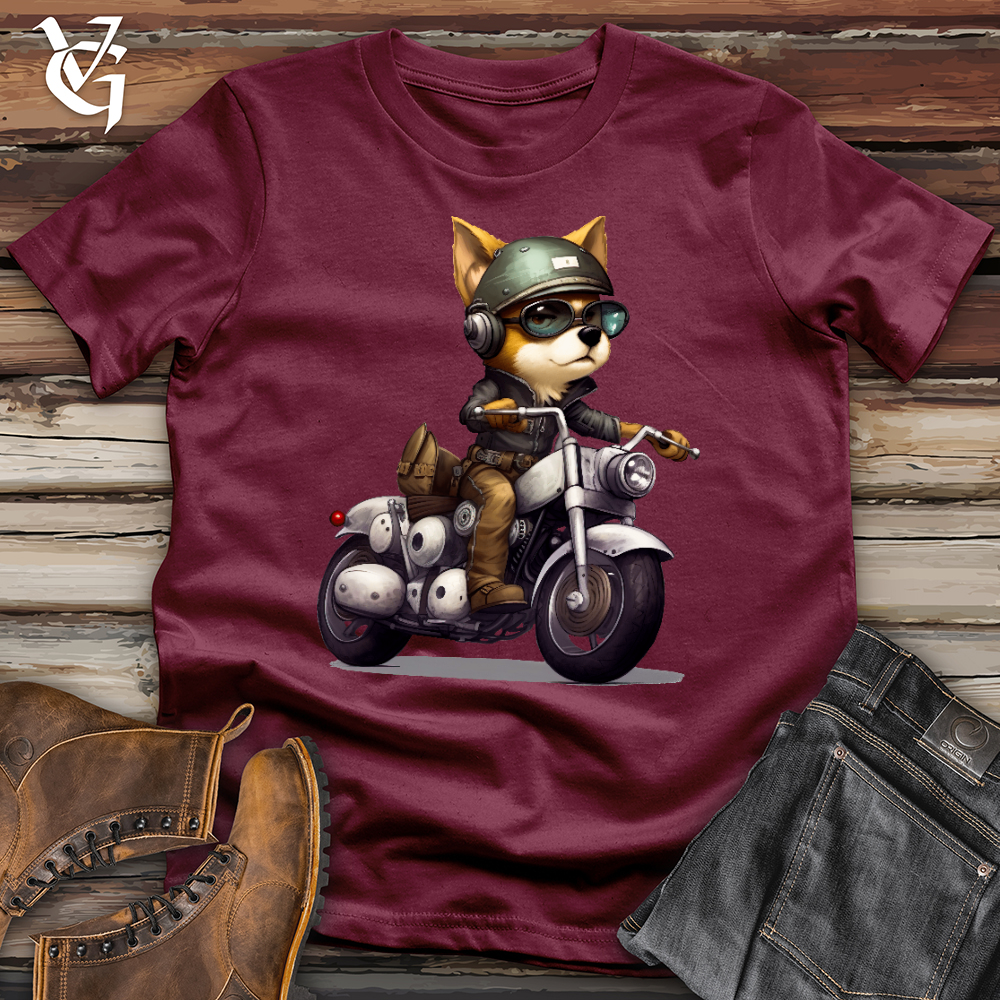 Viking Goods Biker Dog Softstyle Tee Maroon / L