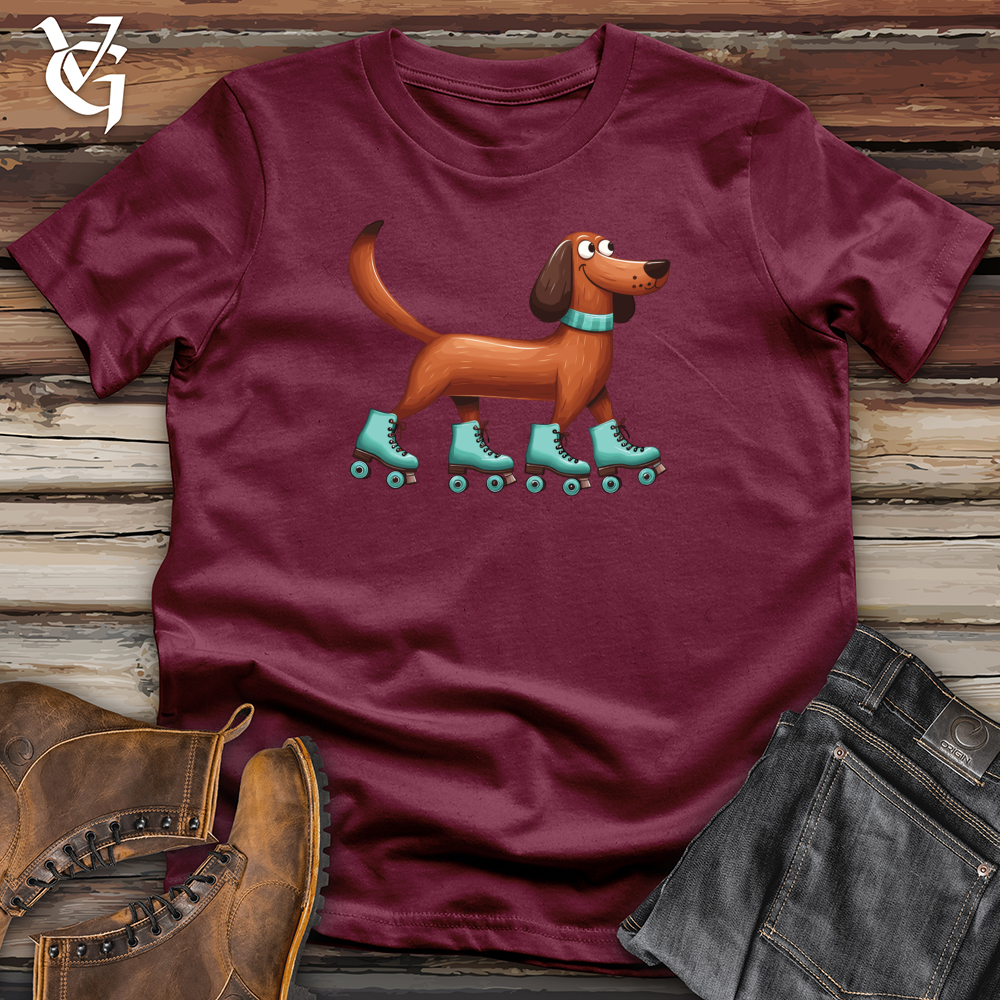 Viking Goods Brown Dog Softstyle Tee Maroon / L