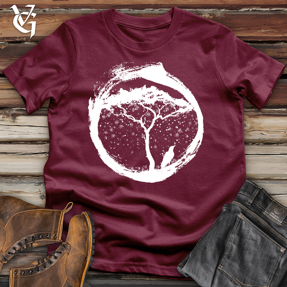 Viking Goods Changing Seasons Softstyle Tee Maroon / L