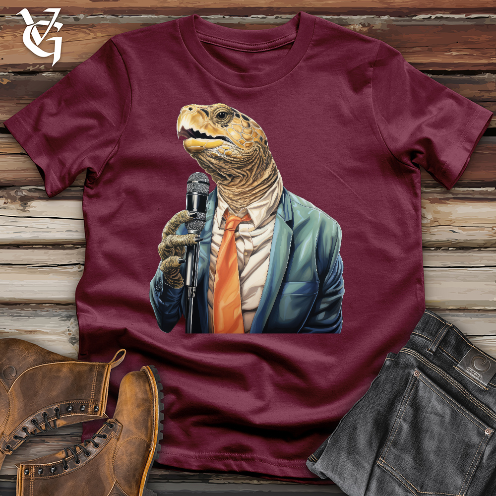 Viking Goods Charismatic Turtle Speaker Cotton Tee Maroon / L