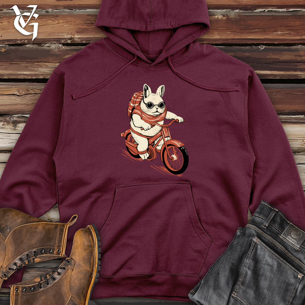 Viking Goods Chinchilla Pedal Power Cozy Ride Midweight Hooded Sweatshirt Maroon / L
