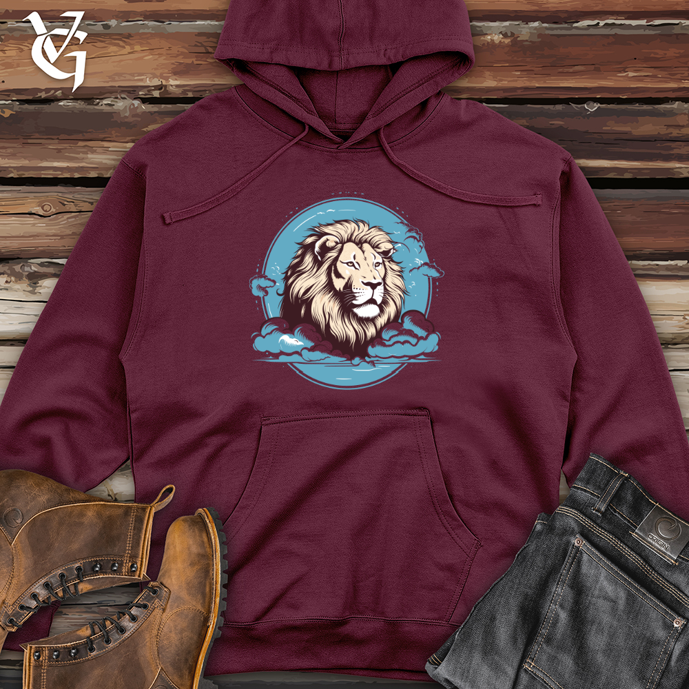 Viking Goods Clouded King Midweight Hooded Sweatshirt Maroon / L