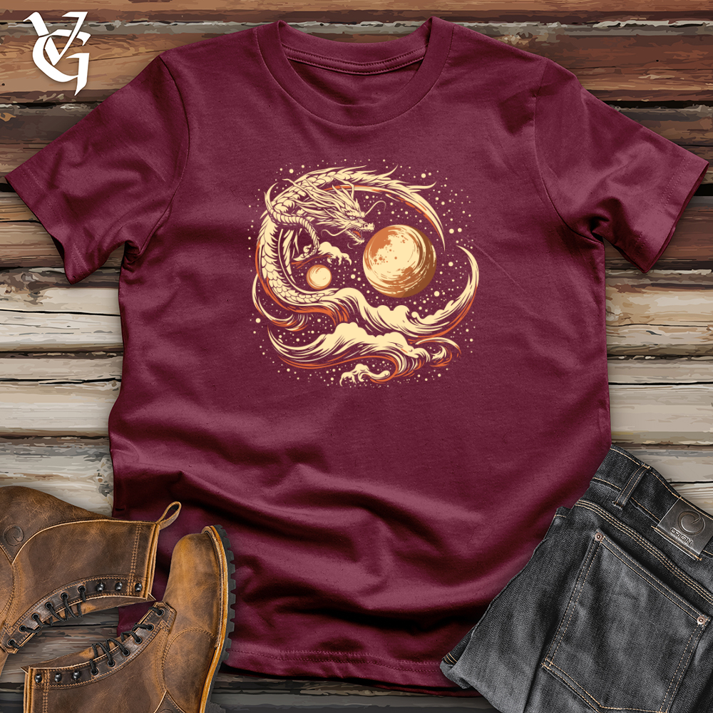 Viking Goods Cosmic Dragon Sky Navigator Softstyle Tee Maroon / L