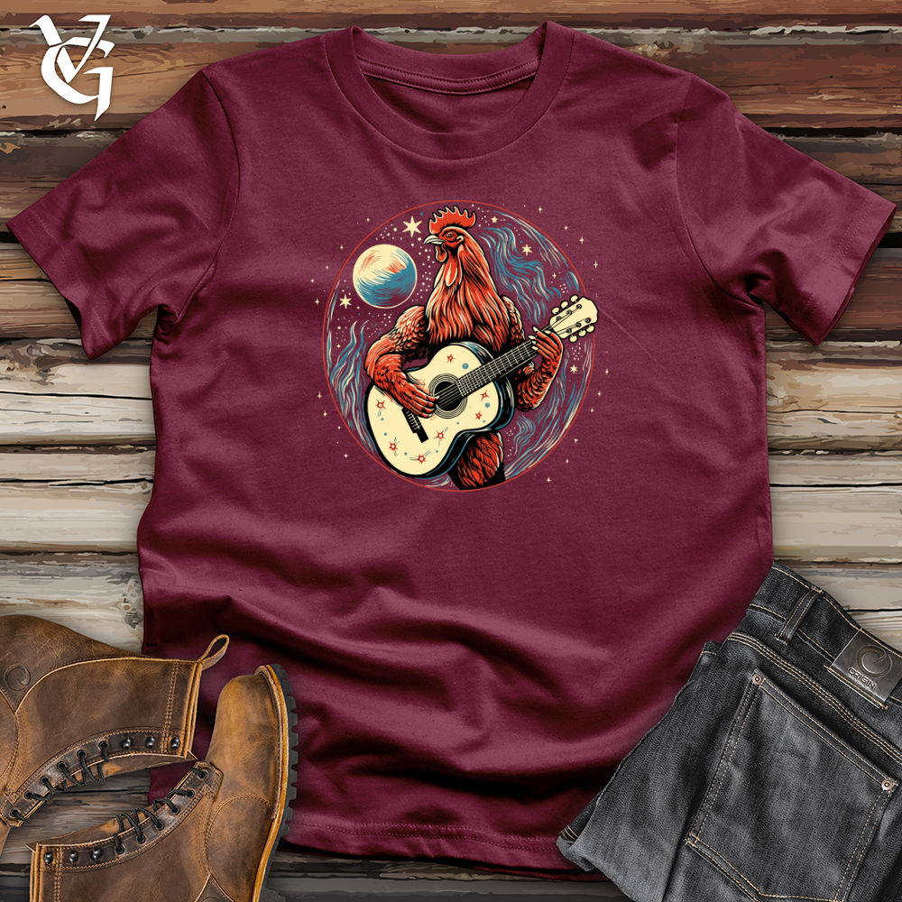 Viking Goods Cosmic Guitar Chicken Strum Softstyle Tee Maroon / L