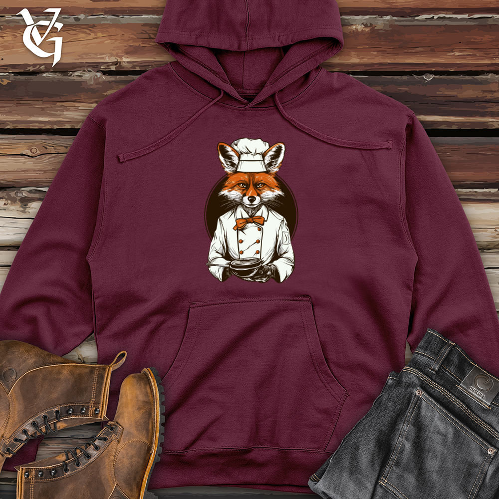 Viking Goods Culinary Fox Trot Midweight Hooded Sweatshirt Maroon / L