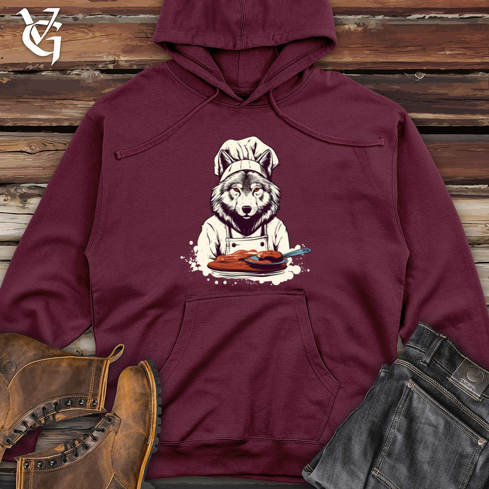 Viking Goods Culinary Howler Midweight Hooded Sweatshirt Maroon / L
