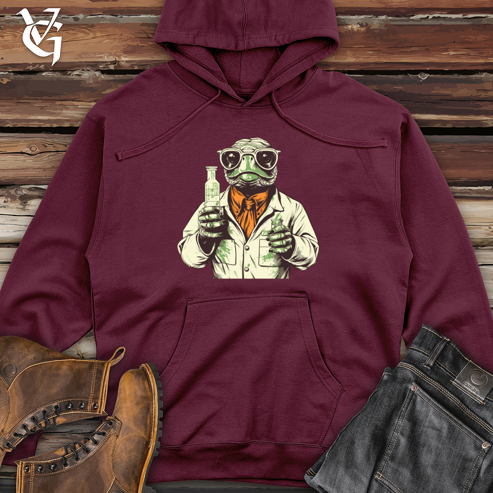 Viking Goods Curious Shell Chemist Midweight Hooded Sweatshirt Maroon / L
