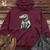 Viking Goods Cyber Dinosaur Revolution Midweight Hooded Sweatshirt Maroon / L