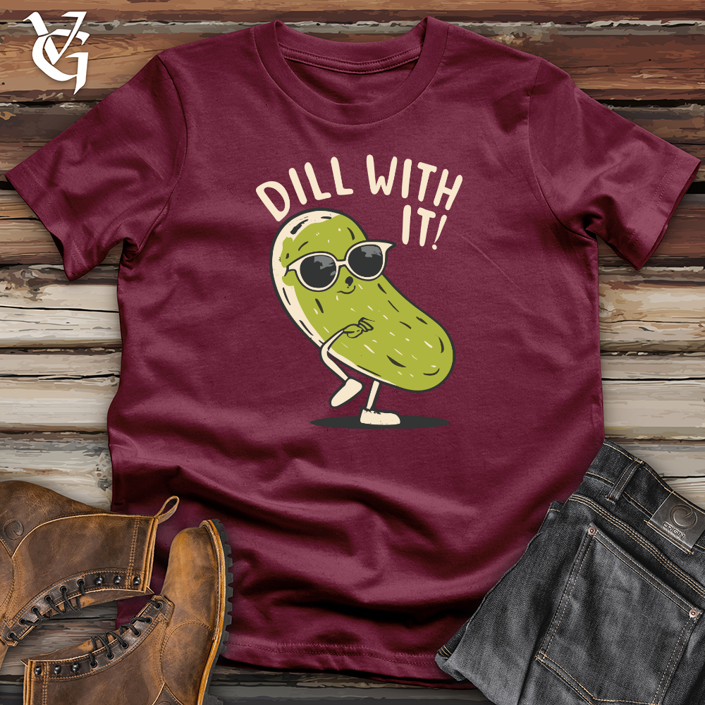 Viking Goods Dill With It Softstyle Tee Maroon / L