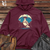 Viking Goods Dove In The Rain Midweight Hooded Sweatshirt Maroon / L